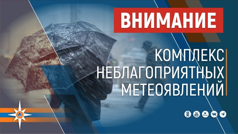 Экстренное предупреждение об угрозе чрезвычайной ситуации на 20 – 21 апреля 2025 года.